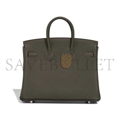 HERMÈS MASTER BIRKIN 25 TOGO VERT DE GRIS (25*20*13cm)